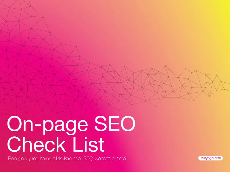 On-Page SEO Check List