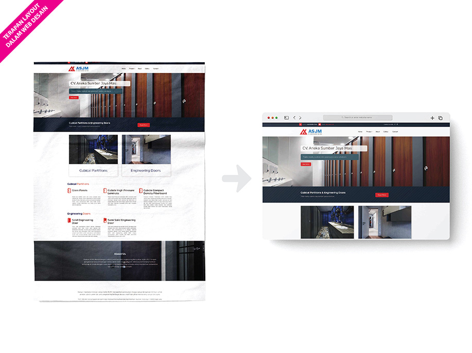 penerapan layout dalam web desain