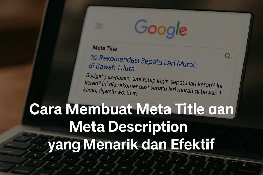 Contoh Meta Title dan Meta Description di Google